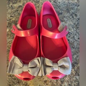 Mini Melissa Pink Shoes Size 10